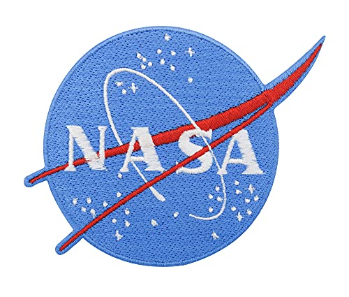 Finally Home Original NASA Logo Patch zum Aufbügeln | Astronaut Patches, Weltall Bügelbild, Planeten Flicken, Weltraum Aufnäher von Finally Home