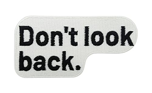 Patch zum Aufbügeln - Dont look Back | Spruch Patches, Meme Bügelbild, Süße Aufbügler, Coole Aufnäher, Spruchpatch Finally Home von Finally Home