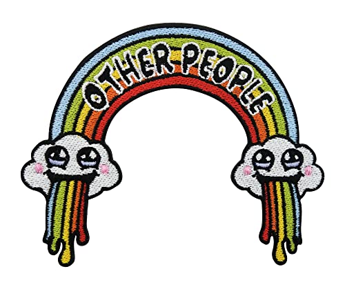 Finally Home Patch zum Aufbügeln - Other People Regenbogen | Rainbow Patches Lustige Bügelbild LGBT-Q Pride Aufbügler Retro Aufnäher Finally Home Patch zum Aufbügeln - Other People Regenbogen | Rainbow Patches Lustige Bügelbild LGBT-Q Pride Aufbügler Retro Aufnäher von Finally Home