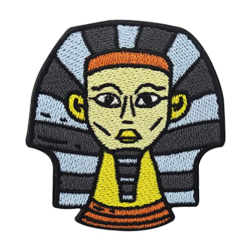 Pharao Kopf Patch zum Aufbügeln | Pyramide Patches, Ägypten Bügelbild, Kostüm Aufbügler, Ägyptische Travel Aufnäher Finally Home von Finally Home