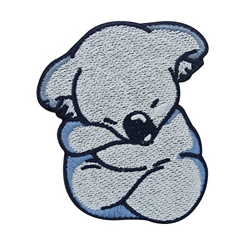 Schlafender Koala Bär Patch zum Aufbügeln | Tier Patches, Australien Bügelbild, Flicken zum Aufnähen, Baby Bügelpatches, Aufnäher Finally Home von Finally Home