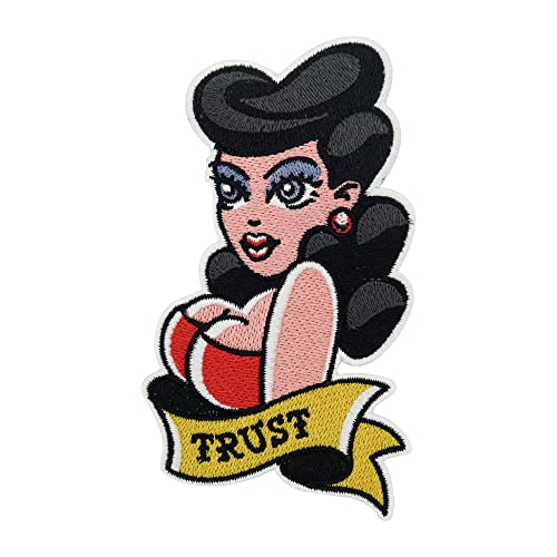 Finally Home Sexy Frau Patch zum Aufbügeln | Retro Tattoo Patches, Motorrad Bügelbild, Biker Babe Aufbügler, Aufnäher Finally Home Sexy Frau Patch zum Aufbügeln | Retro Tattoo Patches, Motorrad Bügelbild, Biker Babe Aufbügler, Aufnäher von Finally Home