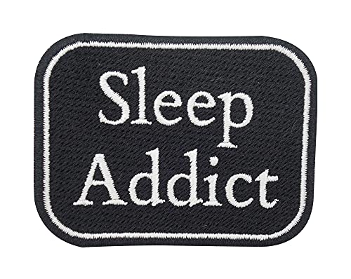 Sleep Addict Patch zum Aufbügeln | Spruch Patches, Schlafen Aufnäher, Lustige Flicken von Finally Home