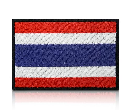 Thailand Flagge Klett Patch | Thai Flag Klettpatches, Fahne Klettpatch, Outdoor Backpacker Patches Finally Home von Finally Home
