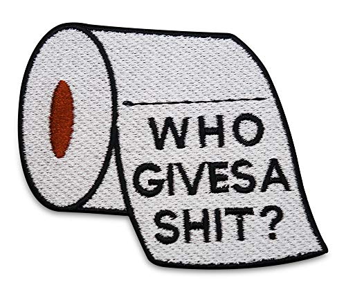 Finally Home Who gives a S*** Toilettenpapier Patch zum Aufbügeln | Klopapier Patches, Bügelflicken, Flicken, Aufnäher Finally Home Who gives a S*** Toilettenpapier Patch zum Aufbügeln | Klopapier Patches, Bügelflicken, Flicken, Aufnäher von Finally Home