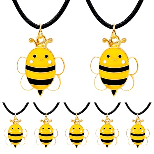 FindFunFine 24 Stück Bienenketten für Gastgeschenke - Bienen-Anhänger für Geschenktüten, Sommerzubehör, Gartenparty-Geschenke, Frühling-Herbst-Spielbelohnungen FindFunFine 24 Stück Bienenketten für Gastgeschenke - Bienen-Anhänger für Geschenktüten, Sommerzubehör, Gartenparty-Geschenke, Frühling-Herbst-Spielbelohnungen von FindFunFine