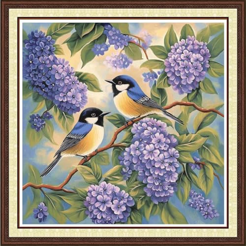 Findvoor Kreuzstich-Set für Erwachsene, vollständige Palette von Kreuzstich-Stickerei, unbedrucktes Muster für Anfänger, 11-fädiges Nadelspitzen-Set, Stickset, Blumenvogel, 45,7 x 45,7 cm Findvoor Kreuzstich-Set für Erwachsene, vollständige Palette von Kreuzstich-Stickerei, unbedrucktes Muster für Anfänger, 11-fädiges Nadelspitzen-Set, Stickset, Blumenvogel, 45,7 x 45,7 cm von Findvoor