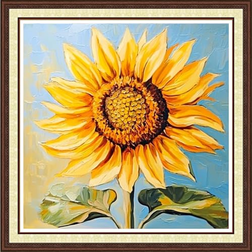 Findvoor Kreuzstich-Set für Erwachsene, vollständige Palette von Kreuzstich-Stickereien, unbedrucktes Muster für Anfänger, 11-fädiges Nadelspitzen-Set, Stickset, magische Sonnenblume, 45,7 x 45,7 cm Findvoor Kreuzstich-Set für Erwachsene, vollständige Palette von Kreuzstich-Stickereien, unbedrucktes Muster für Anfänger, 11-fädiges Nadelspitzen-Set, Stickset, magische Sonnenblume, 45,7 x 45,7 cm von Findvoor