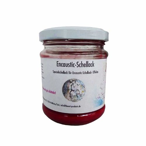 Fine Art Encaustic-Schellack, 100 g im Gläschen, Rot Fine Art Encaustic-Schellack, 100 g im Gläschen, Rot von Meyco