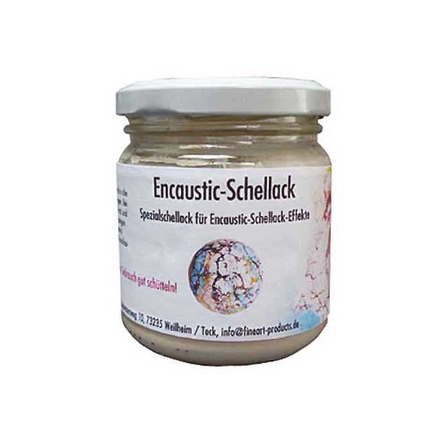 Encaustic-Schellack, 100 g im Gläschen, Weiß von Fine Art