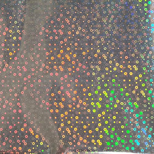 Fine Art Encaustic Metallicfolie - Zauberfolie, 20 x 30 cm, Hologramm Glitter Silber von Meyco