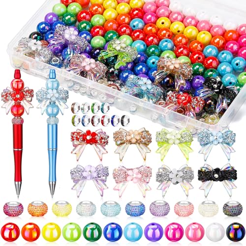 FineCheer Schmetterlings-Perlen für Stifte, Acryl, 3D-Brennperlen, lose Schleife, Strass, für Perlenstifte, Schlüsselanhänger, Schmuck, Armband, Halskette, DIY, Charms, Handwerk, bunt, 248 Stück FineCheer Schmetterlings-Perlen für Stifte, Acryl, 3D-Brennperlen, lose Schleife, Strass, für Perlenstifte, Schlüsselanhänger, Schmuck, Armband, Halskette, DIY, Charms, Handwerk, bunt, 248 Stück von FineCheer