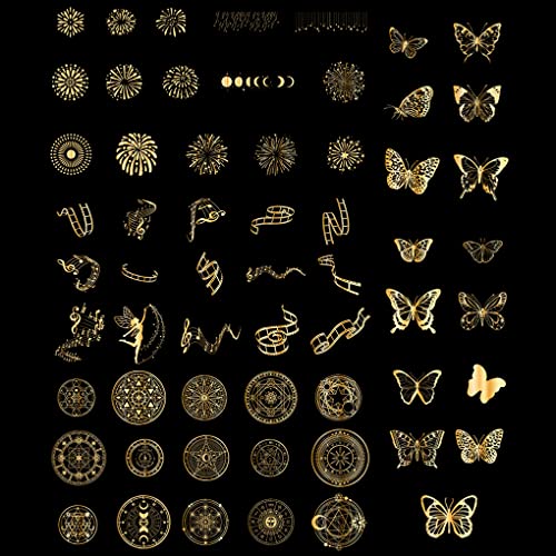 FineInno 180 Blätter Harz Dekorative Laser Aufkleber Shiny Resin Stickers Schmetterling Blume Epoxidharz Füllstoff Füllmaterial Aufkleber für Scrapbooking DIY Harz Handwerk FineInno 180 Blätter Harz Dekorative Laser Aufkleber Shiny Resin Stickers Schmetterling Blume Epoxidharz Füllstoff Füllmaterial Aufkleber für Scrapbooking DIY Harz Handwerk von FineInno