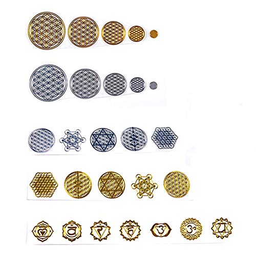 FineInno 5 Blatt Epoxidharz DIY Füllmaterial Resin Filler Schmuck Füllstoffe Materials Kit Schmuck-Füllung Für DIY Fertigkeit von FineInno