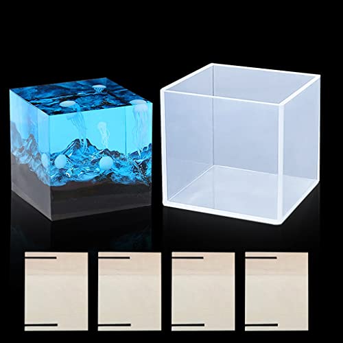 FineInno Würfel Gießformen,8.5cm Quadrat Harzformen,Epoxidharzformen Cube Resin Mold Gießharz Formen für DIY Handwerk Kerze Seife FineInno Würfel Gießformen,8.5cm Quadrat Harzformen,Epoxidharzformen Cube Resin Mold Gießharz Formen für DIY Handwerk Kerze Seife von FineInno