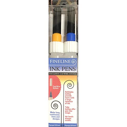 Fineline Ink Pen Applicators - Empty 2/Pkg-21 Gauge/ 22 Gauge von Fineline Applicators
