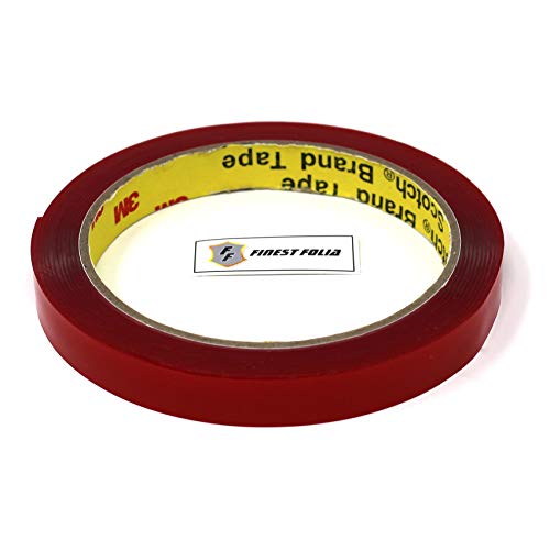Finest Folia 3M Doppelseitiges Klebeband 3 Meter Scotch Montageklebeband 4218P VHB 4910F Hochleistungsklebeband extra Stark Temperatur Resistent (10mm x 3Meter, VHB 4910F) von Finest Folia