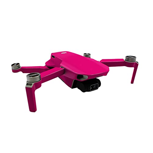 Finest Folia Schutzfolie kompatibel mit Drohne DJI Mini 2 und Controller Aufkleber Set passgenau wasserfest Skin Sticker Design Folie (Vollverklebung K160, Neon pink) von Finest Folia