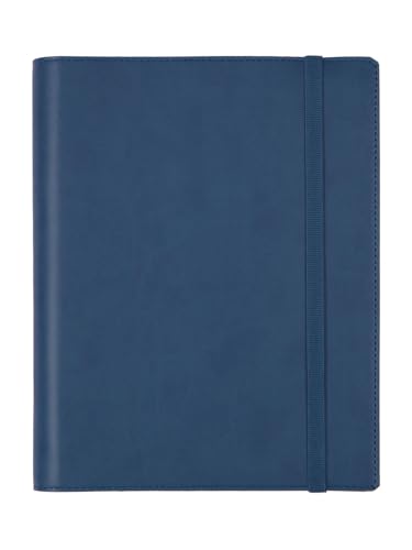 Finocam - Kalender mit DuoBand Notizblock 2026, 1 Tag Seite, Januar 2026 - Dezember 2026 (12 Monate), Katalanisch, Blau von Finocam
