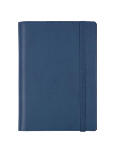 Finocam - Kalender mit DuoBand Notizblock 2026, Wochenansicht, Queransicht, Januar 2026 - Dezember 2026 (12 Monate), Katalanisches Blau von Finocam