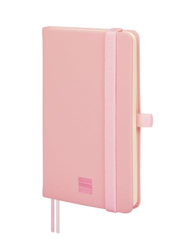 Finocam - Notizbuch Nexo Festeinband Dotted-Gepunktet Rosa | Kleines Notizbuch mit perforierten Blättern | Innentasche und Stifthalter | 72 Seiten, Ideal als Bullet Journal von Finocam