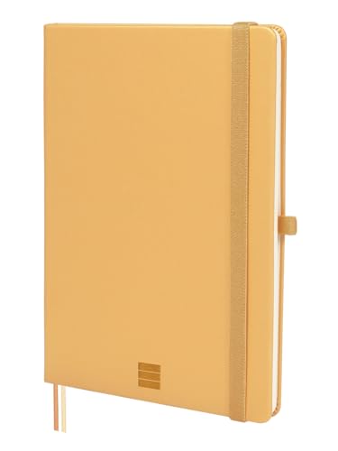 Finocam - Notizbuch Nexo Festeinband Dotted-Gepunktet Camel | Notizbuch DIN A5 mit perforierten Blättern | Innentasche und Stifthalter | 72 Seiten, Ideal als Bullet Journal Finocam - Notizbuch Nexo Festeinband Dotted-Gepunktet Camel | Notizbuch DIN A5 mit perforierten Blättern | Innentasche und Stifthalter | 72 Seiten, Ideal als Bullet Journal von Finocam