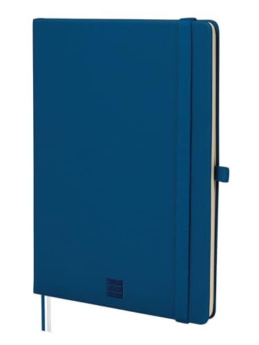 Finocam - Notizbuch Nexo Festeinband Dotted-Gepunktet Marineblau | Notizbuch DIN A5 mit perforierten Blättern | Innentasche und Stifthalter | 72 Seiten, Ideal als Bullet Journal Finocam - Notizbuch Nexo Festeinband Dotted-Gepunktet Marineblau | Notizbuch DIN A5 mit perforierten Blättern | Innentasche und Stifthalter | 72 Seiten, Ideal als Bullet Journal von Finocam