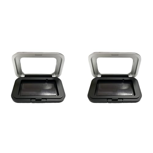 Fiorky 2PCS Magnetisches Nadeletui Nähnadelaufbewahrung Nähaufbewahrungskoffer Haushalt Schwarz Nähnadeletui Tragbare Knöpfe Stifte Aufbewahrungsboxen Nähzubehör for Kreuzstichstickerei von Fiorky