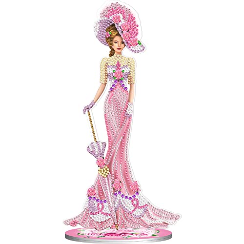 Fiorky 5D DIY Diamond Painting Kit, Elegant Lady Diamond Painting Kits for Erwachsene, Special Shaped Diamond Art Kits Kleid Lady Diamond Embroidery Paintings Fiorky 5D DIY Diamond Painting Kit, Elegant Lady Diamond Painting Kits for Erwachsene, Special Shaped Diamond Art Kits Kleid Lady Diamond Embroidery Paintings von Fiorky