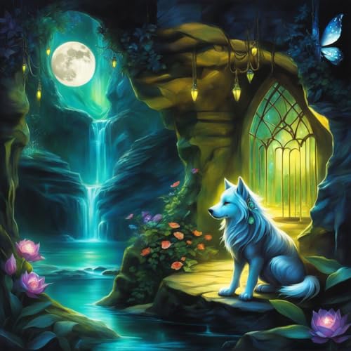 Fiorky Diamond Painting Tier Kits for Erwachsene, 5d DIY Vollrunde Bohrer Diamant Malerei Tier Diamant Art Kits Bastel for Home Wandkunst Dekor 40x40 cm Fiorky Diamond Painting Tier Kits for Erwachsene, 5d DIY Vollrunde Bohrer Diamant Malerei Tier Diamant Art Kits Bastel for Home Wandkunst Dekor 40x40 cm von Fiorky