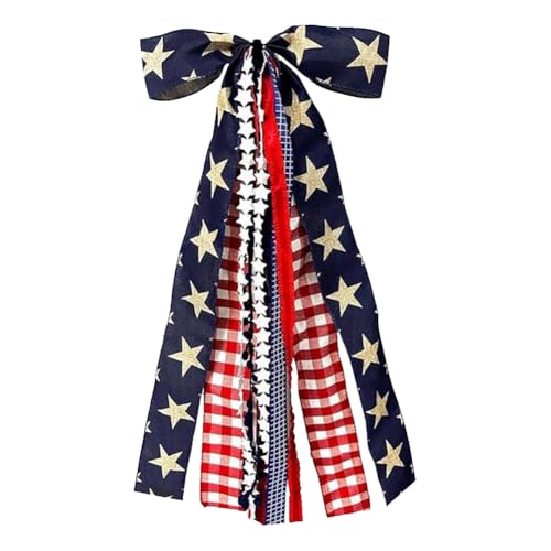 Fiorky Large Patriotic Baws Star und Stripe American Flaggen Party Vordertürmauerdekoration for den 4. Juli Memorial Day von Fiorky