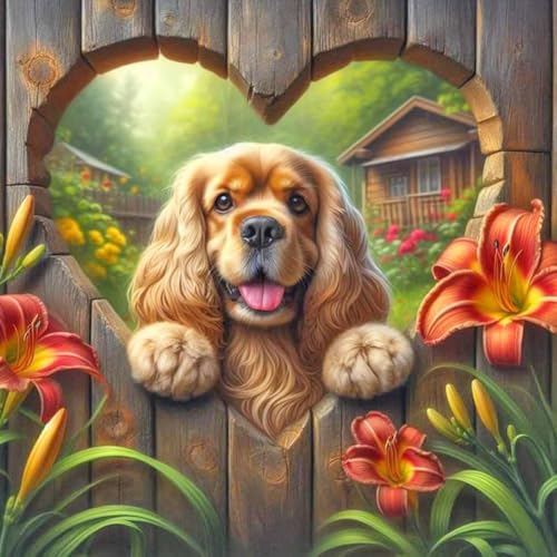 Fiorky Personalized Diamond Painting, 5d Full Round Drill Diamond Malerei Hunde Kit Kunsthandwerk, DIY Full Drill Geschenke for Wohnkultur 30x30 cm Fiorky Personalized Diamond Painting, 5d Full Round Drill Diamond Malerei Hunde Kit Kunsthandwerk, DIY Full Drill Geschenke for Wohnkultur 30x30 cm von Fiorky