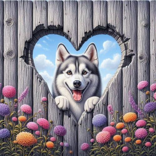 Fiorky Personalized Diamond Painting, 5d Full Round Drill Diamond Malerei Hunde Kit Kunsthandwerk, DIY Full Drill Geschenke for Wohnkultur 30x30 cm Fiorky Personalized Diamond Painting, 5d Full Round Drill Diamond Malerei Hunde Kit Kunsthandwerk, DIY Full Drill Geschenke for Wohnkultur 30x30 cm von Fiorky