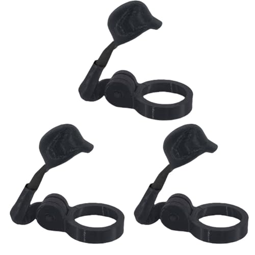 Fiorky Soldier Salute Bierflaschenhelm einzigartiger amerikanischer Soldaten-Helm und Salute-Pose wiederverwendbar dekorativ staubdicht dekorative for Handwerk (3pcs Schwarz 2) von Fiorky