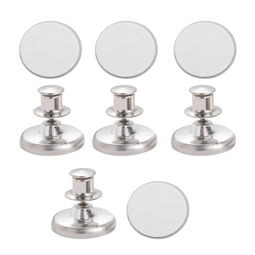 Fiorky Vorhanghalter-Set, geschlossener Knopf, Wandmontage, Magnetschnalle, Magnetverschluss, für Zuhause, Büro, Schlafzimmer, feste Vorhänge, 4 Stück von Fiorky