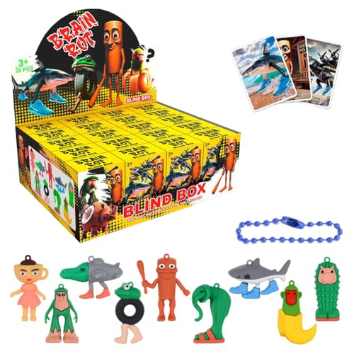 Tralalero Anhänger 3D Gedruckter Keyring Mystery Box for Bag Car Anhänger (20pcs) von Fiorky