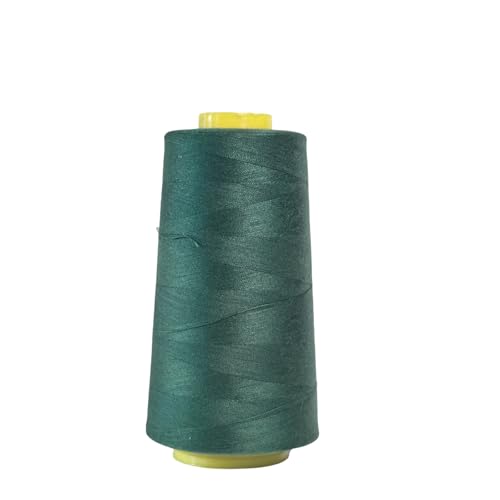 Nähgarn, Polyester, Nähmaschinengarn für Kleidung, Stricken, 2744 m, Dunkelgrün von Fiozroor
