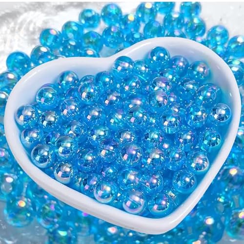 Runde Acrylperlen, AB-Perlen, 6 mm, lose Blasen, Abstandshalter, Bastelperlen für Schmuckherstellung, 500 Stück Runde Acrylperlen, AB-Perlen, 6 mm, lose Blasen, Abstandshalter, Bastelperlen für Schmuckherstellung, 500 Stück von Fiozroor