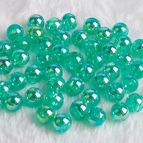 Runde Acrylperlen, AB-Perlen, 6 mm, lose Blasen, Abstandshalter, Bastelperlen für Schmuckherstellung, 500 Stück Runde Acrylperlen, AB-Perlen, 6 mm, lose Blasen, Abstandshalter, Bastelperlen für Schmuckherstellung, 500 Stück von Fiozroor