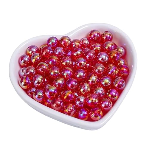 Runde Acrylperlen, AB-Perlen, 6 mm, lose Blasen, Abstandshalter, Bastelperlen für Schmuckherstellung, 500 Stück Runde Acrylperlen, AB-Perlen, 6 mm, lose Blasen, Abstandshalter, Bastelperlen für Schmuckherstellung, 500 Stück von Fiozroor