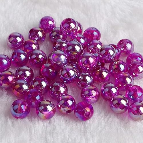 Runde Acrylperlen, AB-Perlen, 6 mm, lose Blasen, Abstandshalter, Bastelperlen für Schmuckherstellung, 500 Stück Runde Acrylperlen, AB-Perlen, 6 mm, lose Blasen, Abstandshalter, Bastelperlen für Schmuckherstellung, 500 Stück von Fiozroor