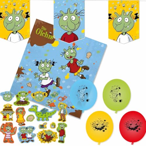 * DIE OLCHIS * Dekoset Servietten, Wimpelkette, Konfetti und Ballons // Partyzubehör * OLCHIS * Dekoration * DIE OLCHIS * Dekoset Servietten, Wimpelkette, Konfetti und Ballons // Partyzubehör * OLCHIS * Dekoration von Firlefantastisch Der Partyshop