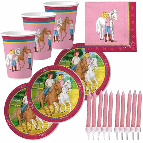 Partyset Bibi und Tina für 8 Kinder mit 46 Teilen // Bibi und Tina Partydekoration von DH-Konzept mit Tellern, Bechern, Servietten und Kuchenkerzen Partyset Bibi und Tina für 8 Kinder mit 46 Teilen // Bibi und Tina Partydekoration von DH-Konzept mit Tellern, Bechern, Servietten und Kuchenkerzen von Firlefantastisch Der Partyshop