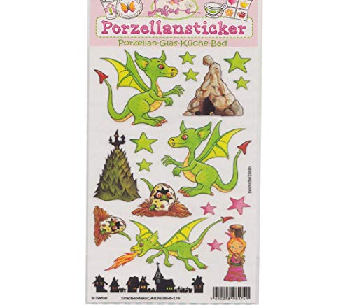 Firlefantastisch Porzellansticker Drachen // Porzellandekor Drachen // klebt auf Porzellan, Fliesen, Glas, glatten Oberflächen Firlefantastisch Porzellansticker Drachen // Porzellandekor Drachen // klebt auf Porzellan, Fliesen, Glas, glatten Oberflächen von Firlefantastisch