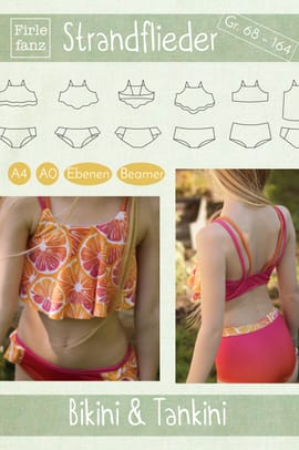 Bikini & Tankini Strandflieder von Firlefanz