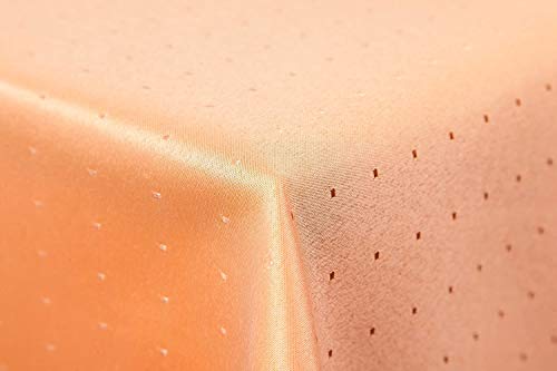 First-Tex Damast Punkte-Tischdecke eckig 130x220 terrakotta • 100% Polyester First-Tex Damast Punkte-Tischdecke eckig 130x220 terrakotta • 100% Polyester von First-Tex