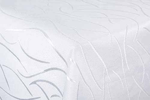 First-Tex Streifen-Muster Tischdecke 130x160 cm eckig Weiss First-Tex Streifen-Muster Tischdecke 130x160 cm eckig Weiss von First-Tex
