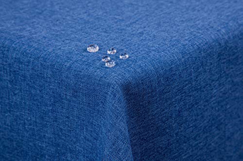 First-Tex Tischdecke Leinenoptik Lotuseffekt abwaschbar mit gerader Saumkante 90x90 eckig in blau First-Tex Tischdecke Leinenoptik Lotuseffekt abwaschbar mit gerader Saumkante 90x90 eckig in blau von First-Tex