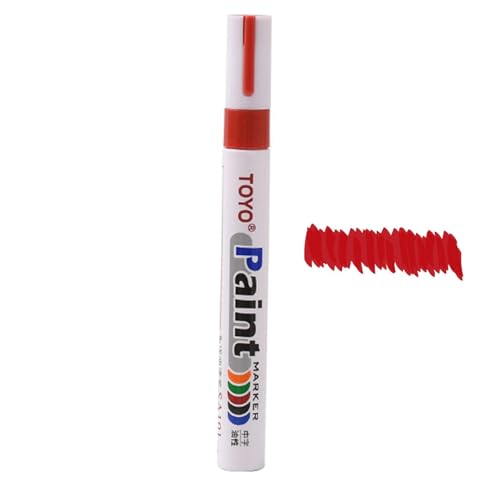 Farbstift Farbmarker - Autoreifen-Graffiti-Marker, wasserfest, zum Ausmalen | Reifenbeschriftungsstift, multifunktional für Glas, Gummi, Keramik, Papier Farbstift Farbmarker - Autoreifen-Graffiti-Marker, wasserfest, zum Ausmalen | Reifenbeschriftungsstift, multifunktional für Glas, Gummi, Keramik, Papier von Firulab