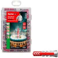 fischer Meister-Box - DuoPower 2K 535971 Universaldübel-Sortiment, 132 Stück von Fischer